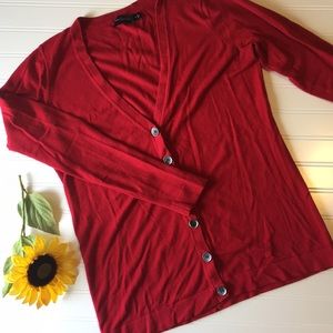 🌿Red cardigan by the limited🌿-A2